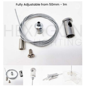 1 Meter Fully Adjustable Suspended Ceiling Light Kit